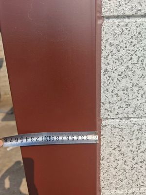 Oficina Armazém Construção Escritório Casa pré-fabricada de aço com 50/75/100mm Wave Sandwich Panel Parede