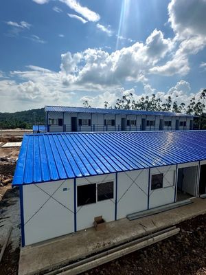 Design personalizado e estilo Tiffany Design Estrutura de aço Casa pré-fabricada para oficina Armazém Escritório de construção