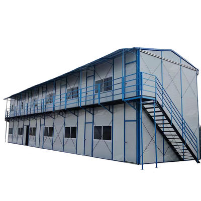Casas de villas de baixo carbono feitas de painel de sanduíche e projeto do sistema de estrutura de aço pré-fabricado