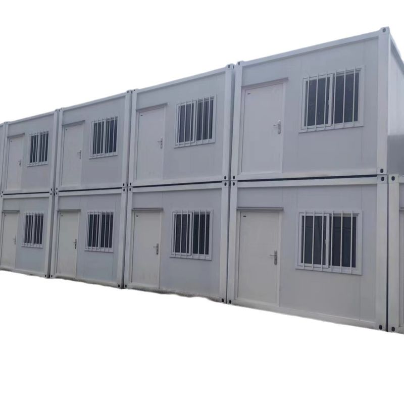 Pacote único Tamanho 600X600X300 cm e Casa de contêineres para edifício de escritórios Dormitório 20 40ft Bungalow Cabina portátil