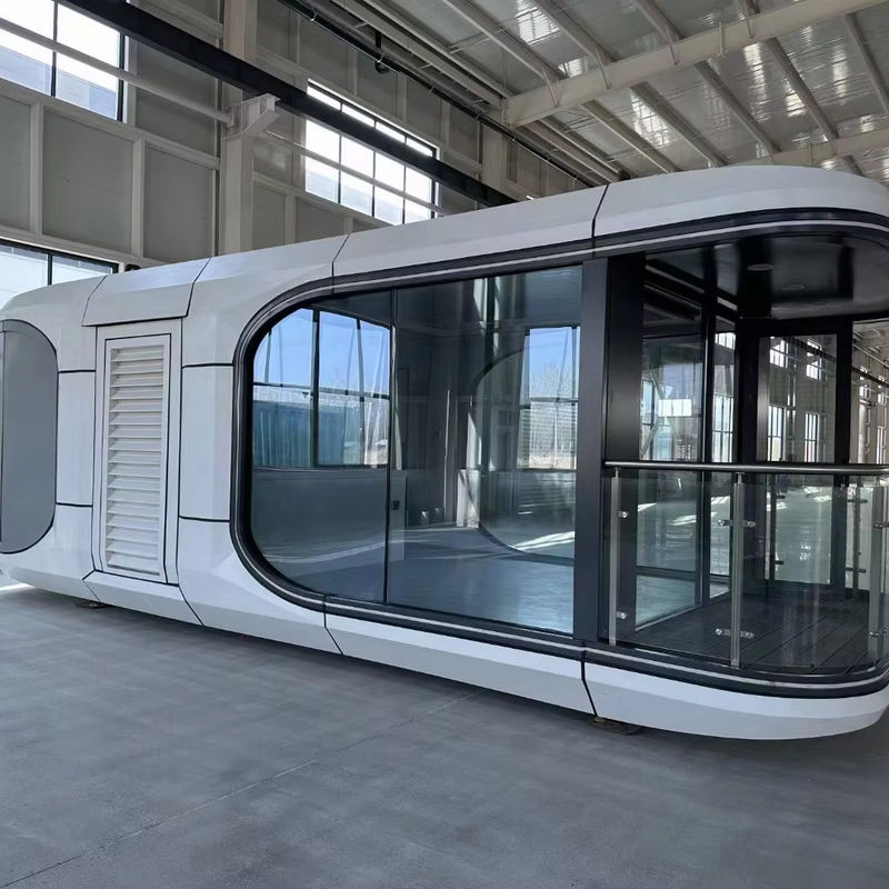 Multifunção Top Fashion Luxo Casas Minúsculas Prefabricadas Mobile Space Capsule Personalizado Tamanho 2 Quartos Container Casa