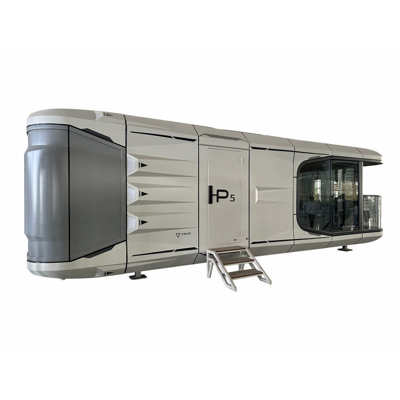 2024 Cabinet Plano Personalizado Estrutura de Aço Galvanizado Casa Móvel Capsula Espacial Villa Casa Pequena para Scenic Spot Hotel