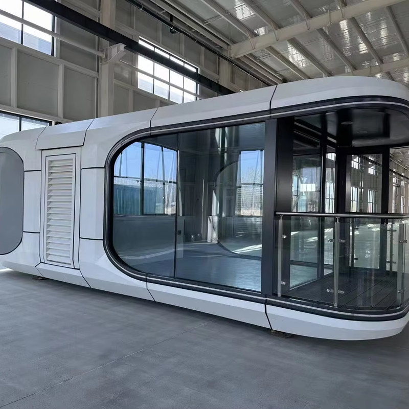 Função Sala portátil Espaço exterior Capsula Casas Confortável Hotel de poupança de energia de baixo carbono
