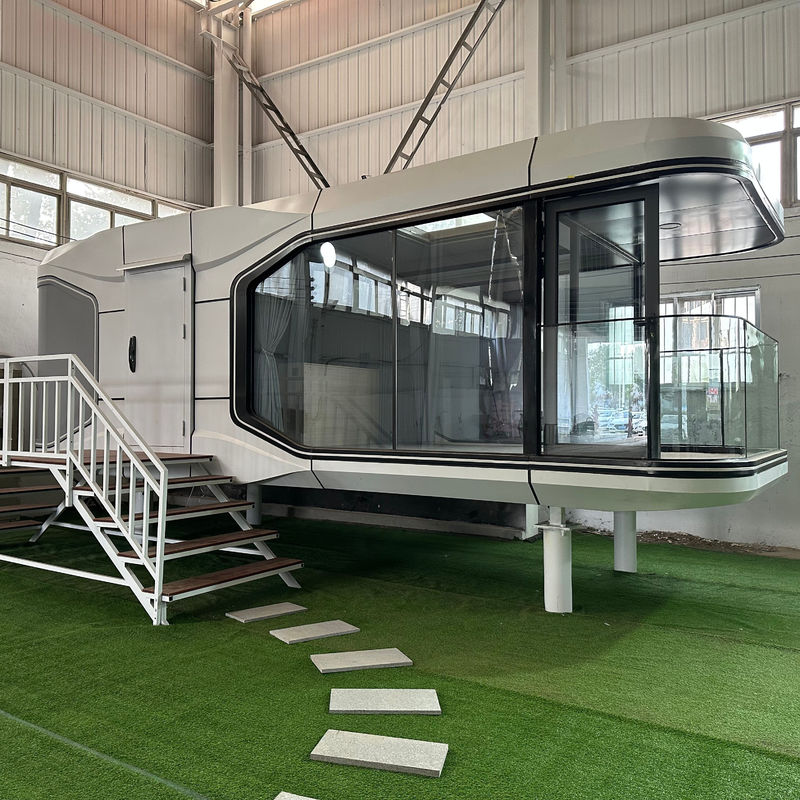 Quadro de aço galvanizado Container pré-fabricado modular Casa para hotel Villa em design popular e casas verdes