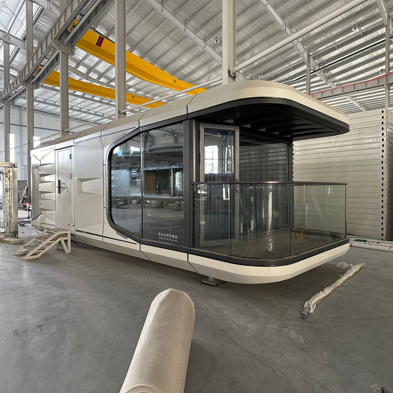 Hotel Luxury Mobile Container House com cápsula de espaço ao ar livre e design de espaço comercial