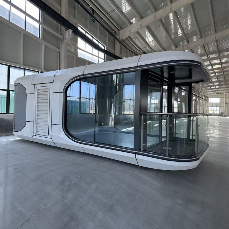Casa de contêineres de luxo de aço Competitiva para cores personalizadas Espaço pré-fabricado exterior Cama cápsula de cama Cabine de hotel