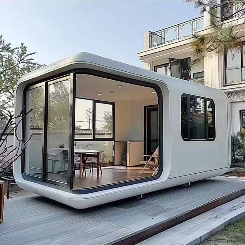 Modern Prefab Design Space Capsule Resort Hotel com painel de sanduíche e design de modelo 3D