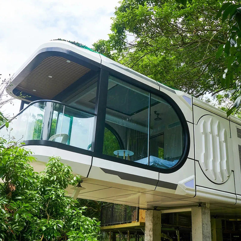 Casas de recipientes de cores personalizadas Fornecimento direto Casas pré-fabricadas modernas Hotel cápsula