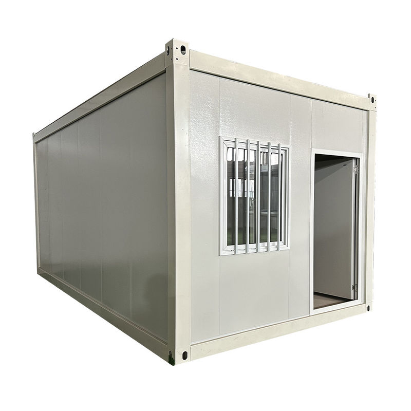 Luxo Modular 20ft 40ft Segura Forte Estável Economia de Energia Detachable Container House Com Ponte Quebrada Porta de Alumínio