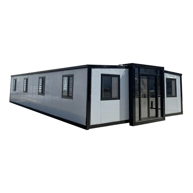 20ft 40ft Container Home Portátil pré-fabricado Casa de contêineres expansível com aço Estrutura de painel de sanduíche de luxo