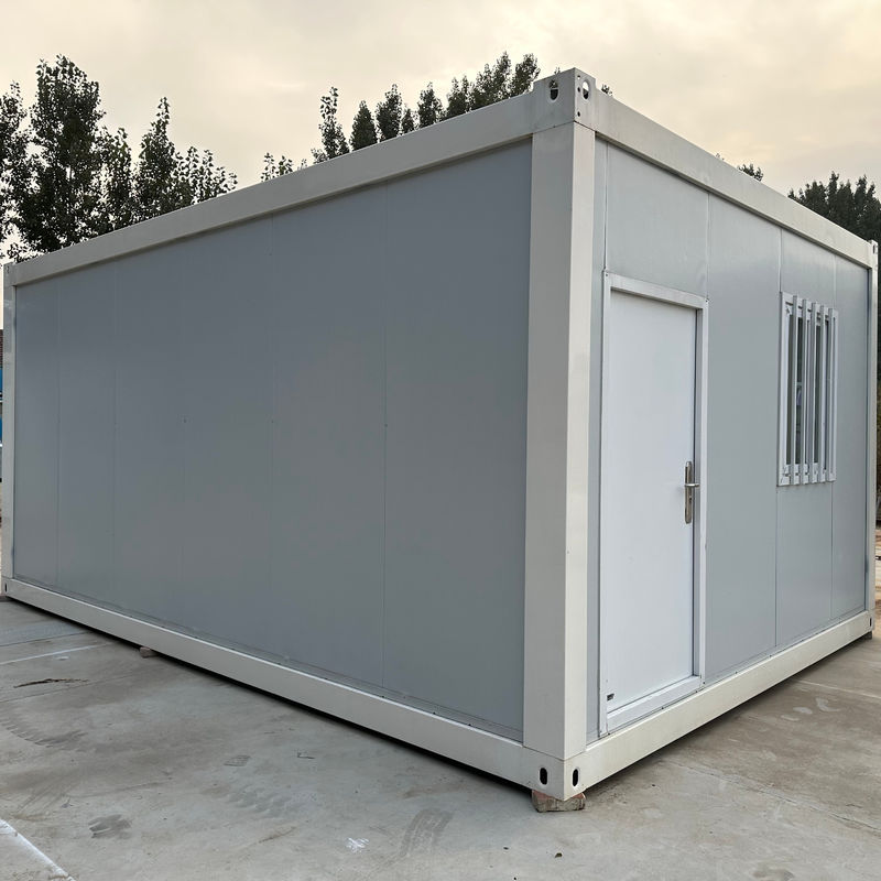 Impermeável Incendiável 6x3x2.8 Meter 20ft Galvanizado Estrutura de aço leve pré-fabricado Modular Casa Sala Flat Pack Container House