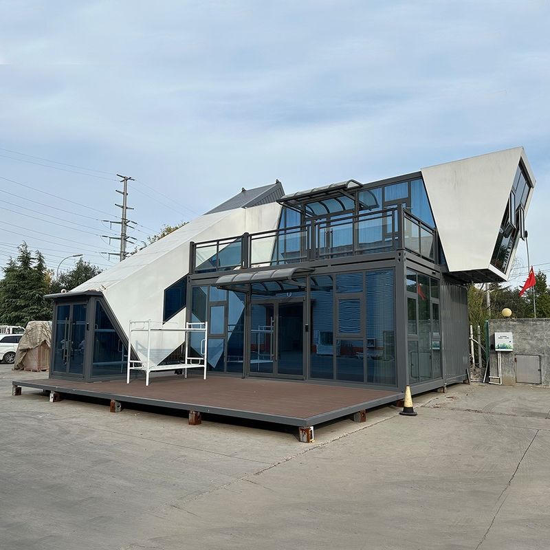 Dimensão personalizada resistente à rotura resistente à água resistente ao fogo aço 20ft 40ft pré-fabricado Flat Pack Container House para fácil instalação