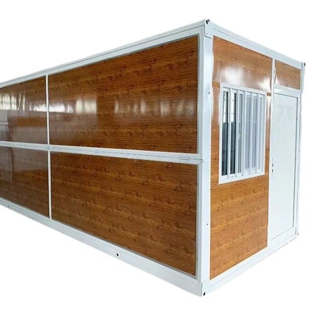 Casa de contêineres dobrável para uma vida compacta e elegante