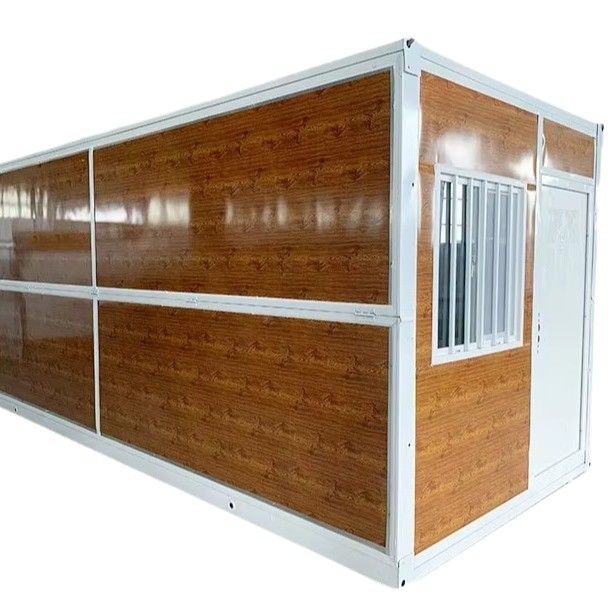 20ft 40ft Estrutura de aço Modular Casas pré-fabricadas Casa de contêineres dobrável Instalação rápida Padrões de cores personalizados