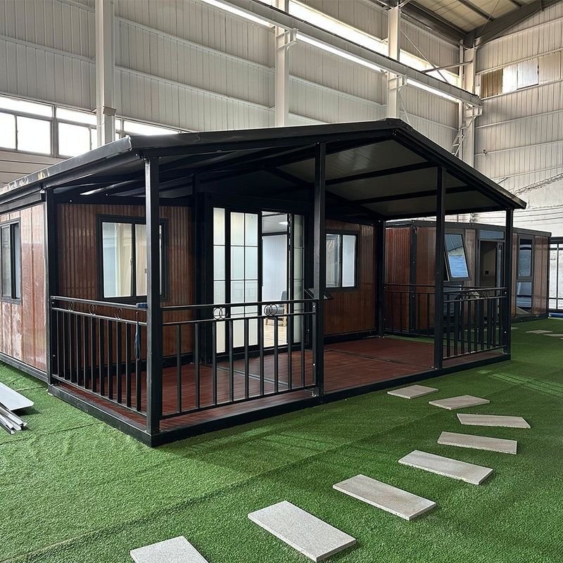 15-30 anos de vida útil Cor personalizada Fácil de instalar Casa de contêineres de expansão Quadro isolado pré-fabricado Casa móvel pequena