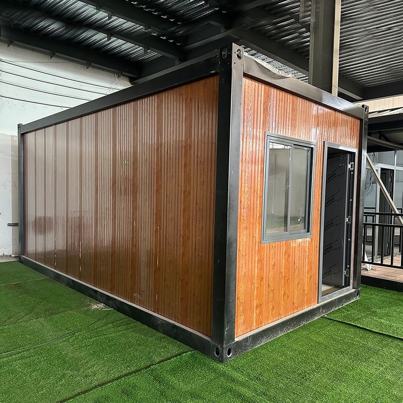 Campamento de trabalhadores Casa pré-fabricada moderna e forte Casa de contêineres removível pré-fabricada modular