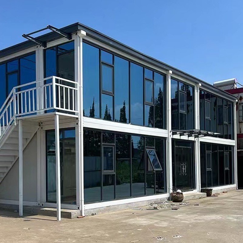 20 Ft Desmontável Casa de Container Forte e Estável Confortável Impermeável Incendiável Casa Móvel em estilo moderno simples