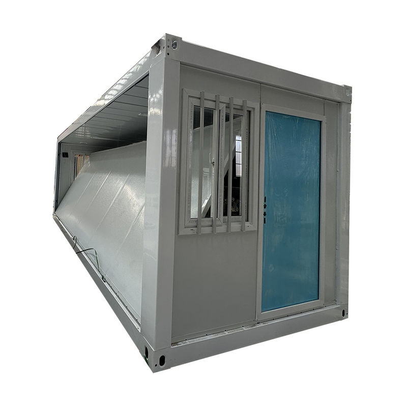 Multifunção Profissional 40 Ft Casa Prefabricada Container dobrável Casa Painel Sandwich Design estilo contemporâneo