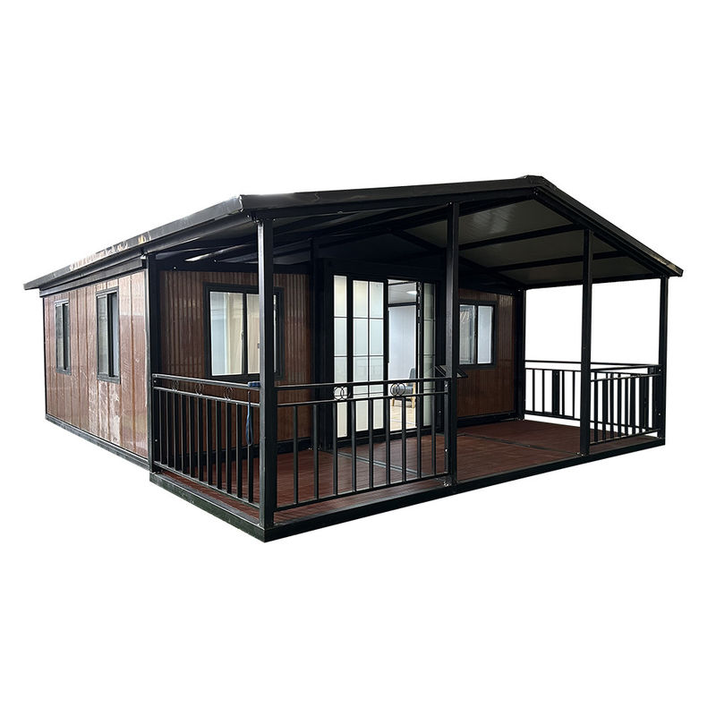 Villa moderna 20 ft 30ft 40ft móvel casa de contêiner expansível casas ecológicas pré-fabricadas com banheiro e cozinha