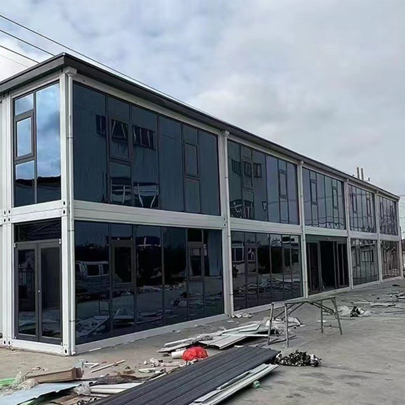 Armazém Popular Quadro de Vida Prefabricado Estrutura de Aço Desmontável Van Container de Assemblagem Rápida Casa