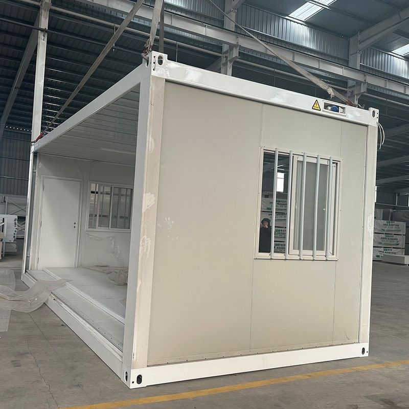 1 2 3 Quarto de dormir Portátil Foldable Living Modular Office Container House com estilo de design de meados do século e parque