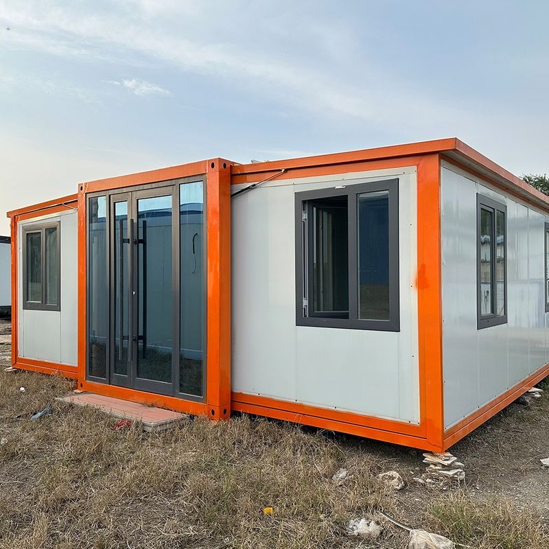 Casa expansível de contêiner móvel de 30 pés A estrutura de aço ecológica pré-fabricada para moradia multifuncional