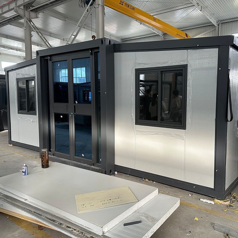 Casa Casa Hotel 20 40ft Instalação fácil Casa de contêiner modular Isolamento térmico Casa pré-fabricada de aço leve