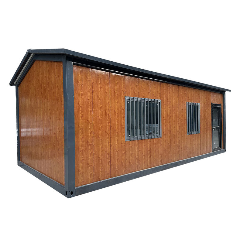 Casa móvel portátil Casa de contêiner de escritório pré-fabricada Casa de contêiner de embalagem plana com banheiro Vantagem de instalação rápida