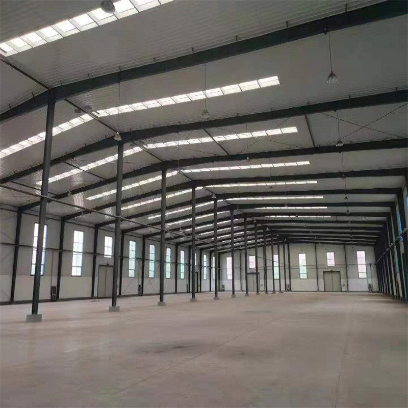 Estrutura de aço, estrutura de metal industrial, oficina, armazém, a solução perfeita para salas portáteis
